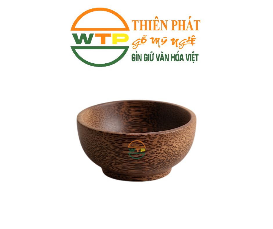 Bát Gỗ Hình Tròn được làm từ gỗ tự nhiên