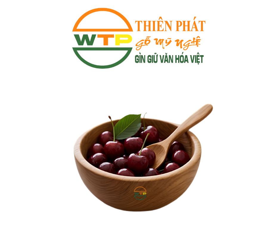Bát và Muỗng Gỗ Cao Cấp Thiên Phát