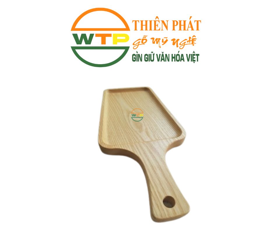 Khay Gỗ Có Tay Cầm - Hình Chữ Nhật