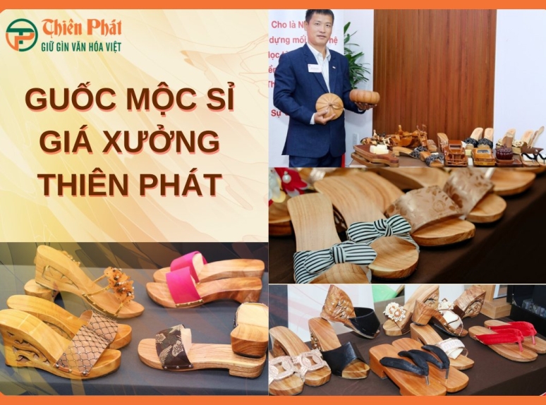 Guốc mộc sỉ giá xưởng Thiên Phát - Nguồn guốc gỗ lớn | Giao nhanh