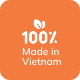 100% xuất sứ từ Việt Nam