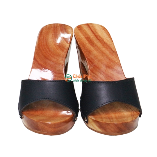 Guốc Gỗ Cao Gót 12cm Chạm Mặt Người Da Đỏ VN03