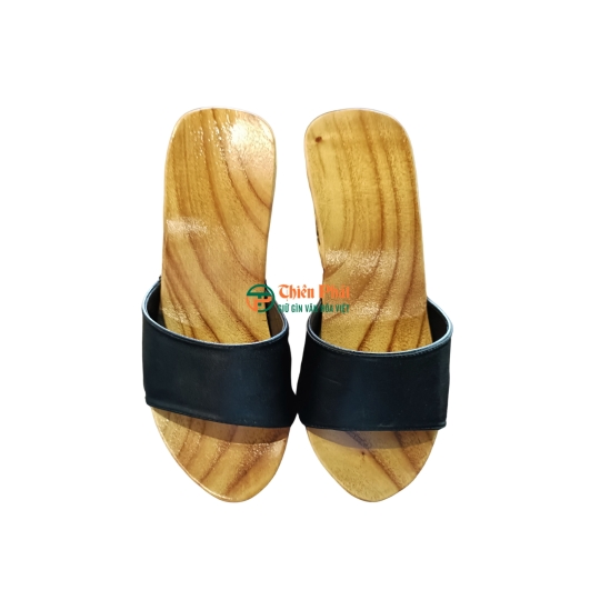 GUỐC GỖ CAO GÓT CHẠM KHẮC QUÊ HƯƠNG VN01