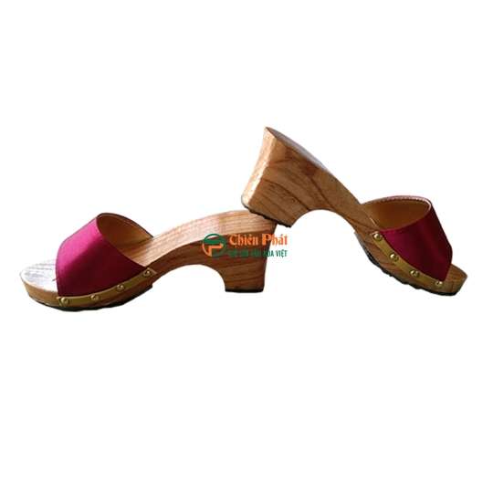 GUỐC GỖ CAO 7CM QUAI LỤA VN02