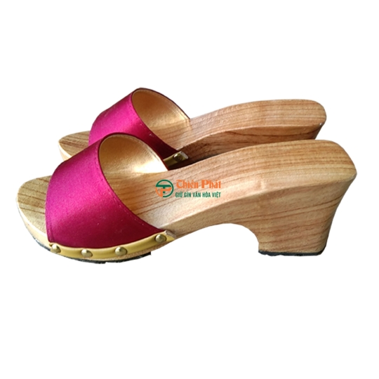 GUỐC GỖ CAO 7CM QUAI LỤA VN02