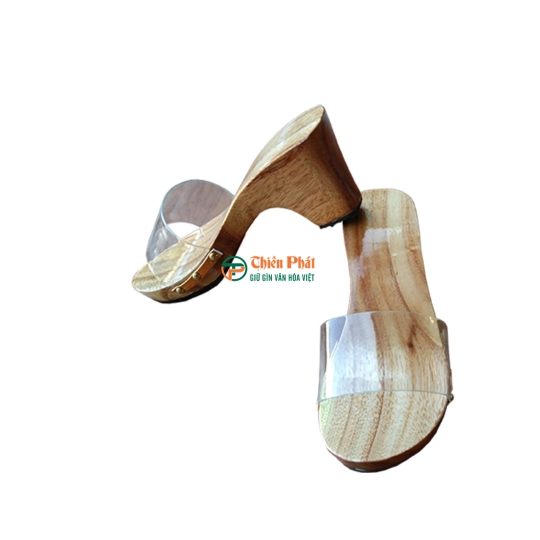 GUỐC GỖ CAO 7CM QUAI LỤA VN03