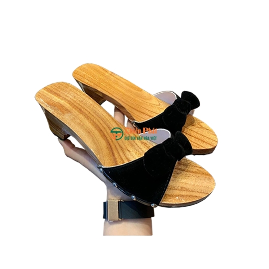 GUỐC GỖ CAO 7CM QUAI LỤA VN04