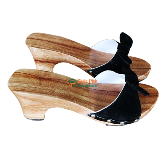 GUỐC GỖ CAO 7CM QUAI LỤA VN04