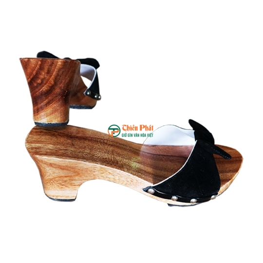 GUỐC GỖ CAO 7CM QUAI LỤA VN04