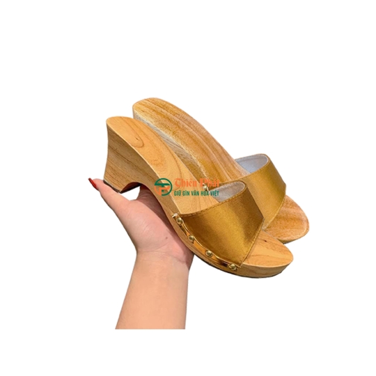 GUỐC GỖ CAO 7CM QUAI LỤA VN06