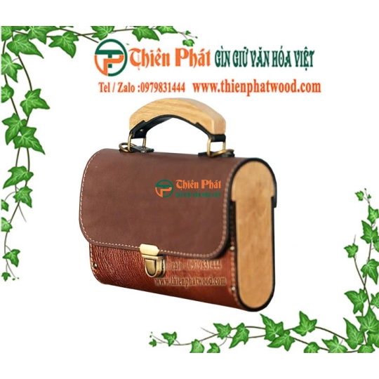 Túi xách gỗ handmade 