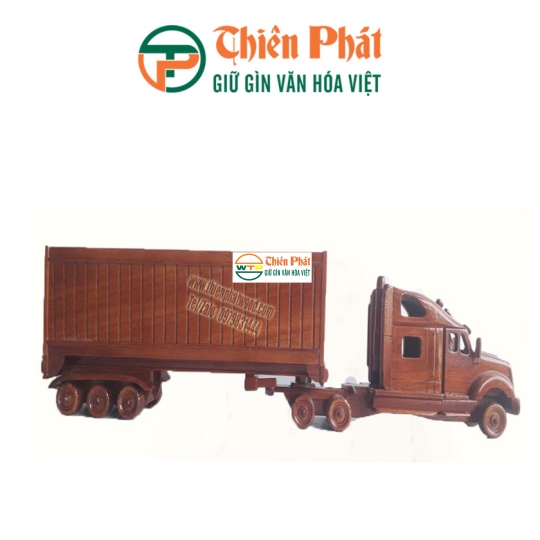 Mô hình gỗ xe Container 40 feet  