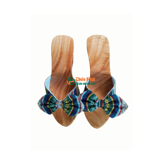 GUỐC GỖ CAO GÓT CHẠM KHẮC QUÊ HƯƠNG VN07