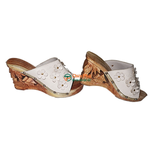 GUỐC GỖ CAO GÓT CHẠM KHẮC QUÊ HƯƠNG VN05