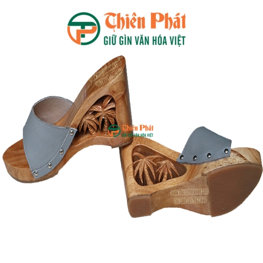  GUỐC GỖ CAO GÓT CHẠM KHẮC QUÊ HƯƠNG VN13