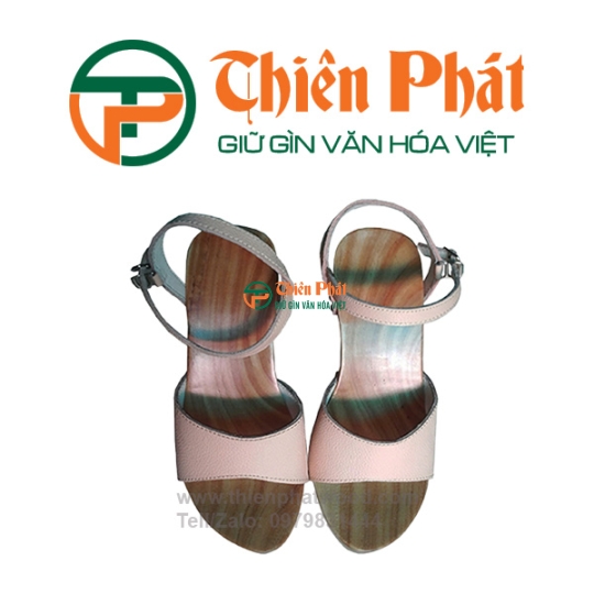 Guốc Gỗ Quai Hậu Chạm Mặt Người Da Đỏ VN01