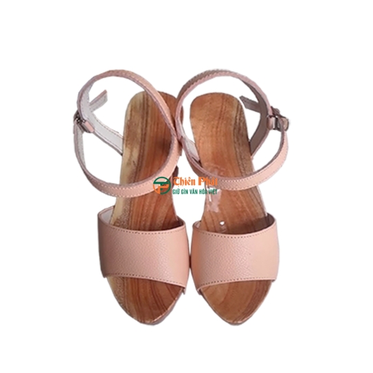 GUỐC GỖ CAO GÓT 9CM CHẠM HOA VN11