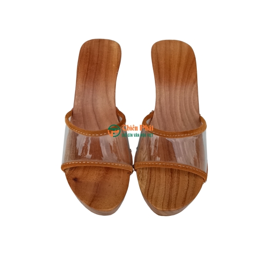 GUỐC GỖ CAO GÓT 9CM CHẠM HOA VN06