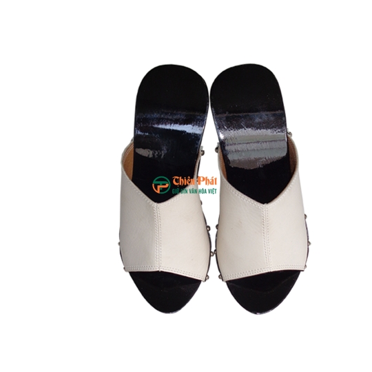 Guốc Gỗ Cao Gót 12cm Thiết Kế Lọng Bụng VN01