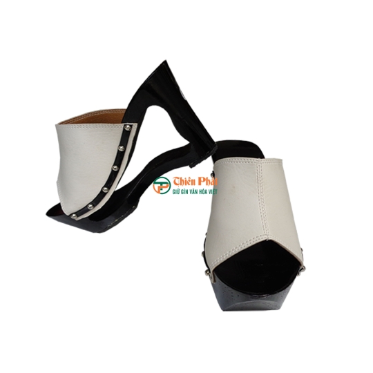 Guốc Gỗ Cao Gót 12cm Thiết Kế Lọng Bụng VN01