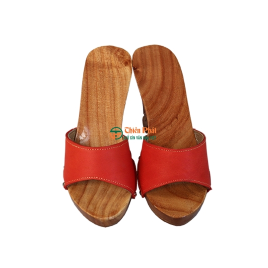 Guốc Gỗ Cao Gót 12cm Chạm Mặt Người Da Đỏ VN01