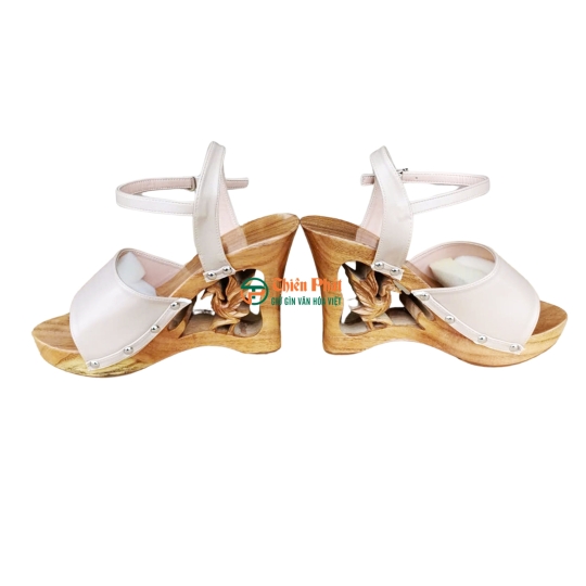 Guốc Gỗ Quai Hậu Chạm Phượng Hoàng VN01