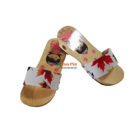 Guốc Gỗ Trẻ Em Họa Tiết Dễ Thương VN04