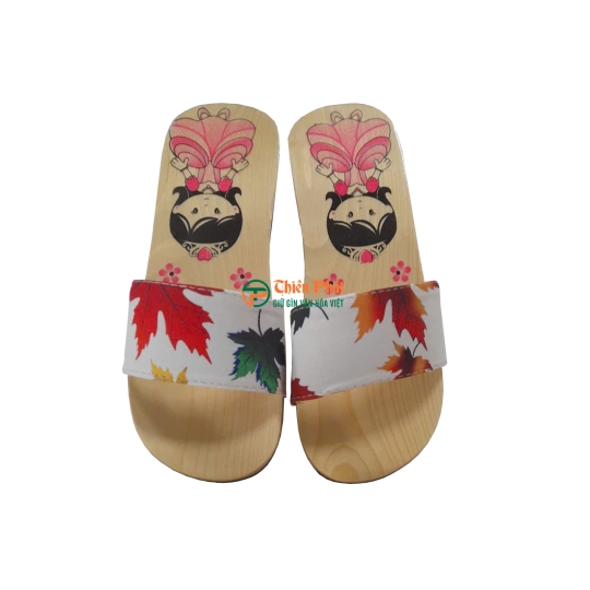 Guốc Gỗ Trẻ Em Họa Tiết Dễ Thương VN04