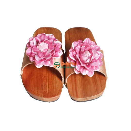 Guốc Gỗ Trẻ Em Họa Tiết Dễ Thương VN11
