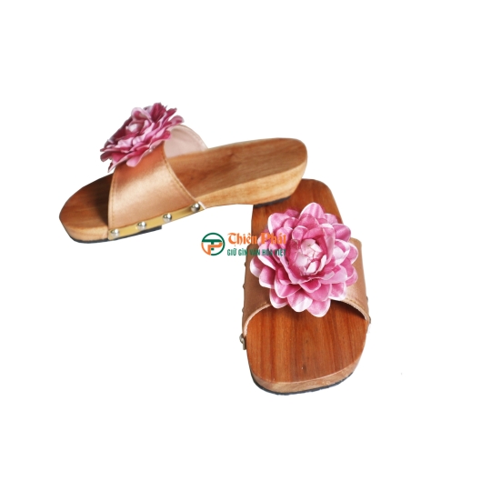 Guốc Gỗ Trẻ Em Họa Tiết Dễ Thương VN11