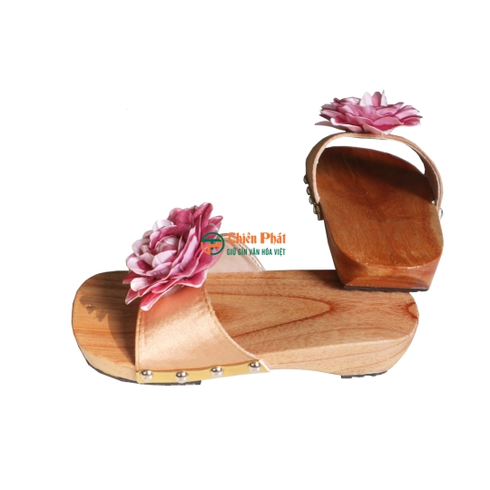Guốc Gỗ Trẻ Em Họa Tiết Dễ Thương VN11