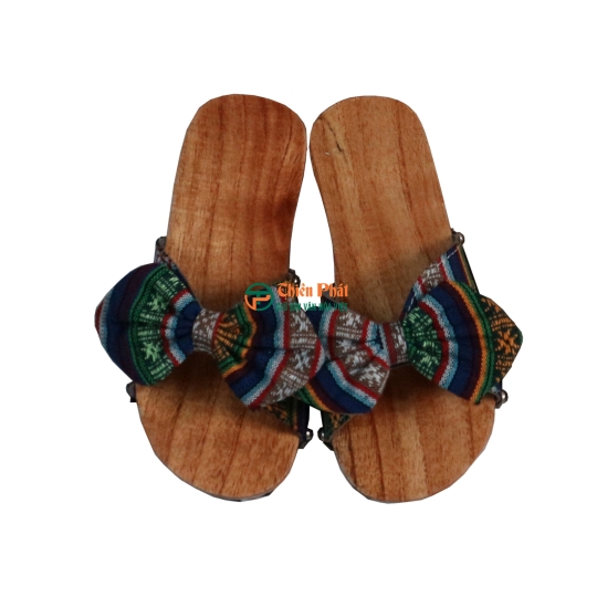 Guốc Gỗ Trẻ Em Họa Tiết Dễ Thương VN14