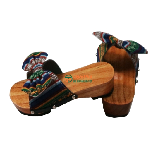 Guốc Gỗ Trẻ Em Họa Tiết Dễ Thương VN14