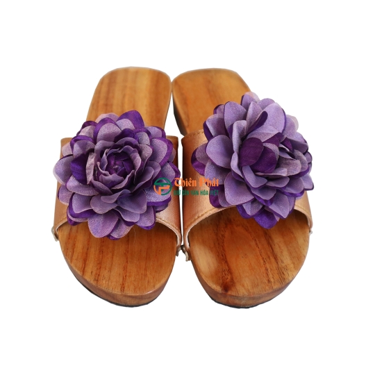 Guốc Gỗ Trẻ Em Họa Tiết Dễ Thương VN17