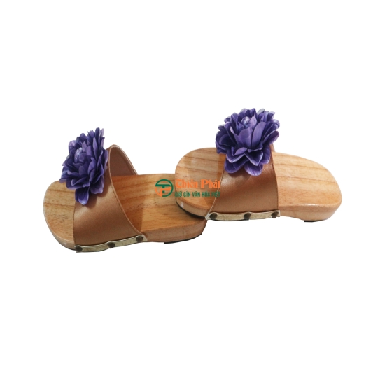 Guốc Gỗ Trẻ Em Họa Tiết Dễ Thương VN17