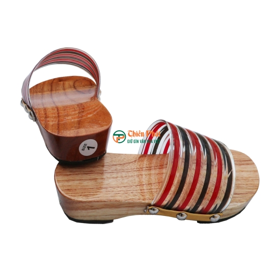 Guốc Gỗ Trẻ Em Họa Tiết Dễ Thương VN09