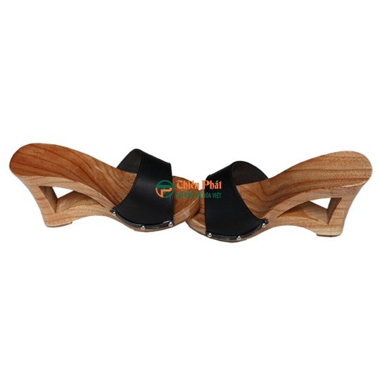 Guốc Gỗ Cao Gót 10cm Thiết Kế Gót Rỗng VN01