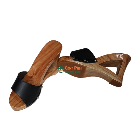 Guốc Gỗ Cao Gót 10cm Thiết Kế Gót Rỗng VN01