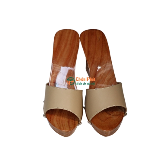 Guốc Gỗ Cao Gót 10cm Thiết Kế Gót Rỗng VN03