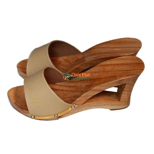 Guốc Gỗ Cao Gót 10cm Thiết Kế Gót Rỗng VN03