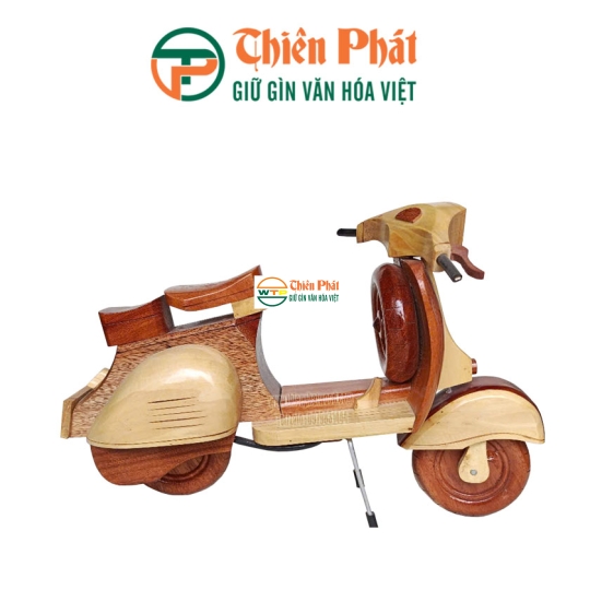 Mô hình xe Vespa gỗ
