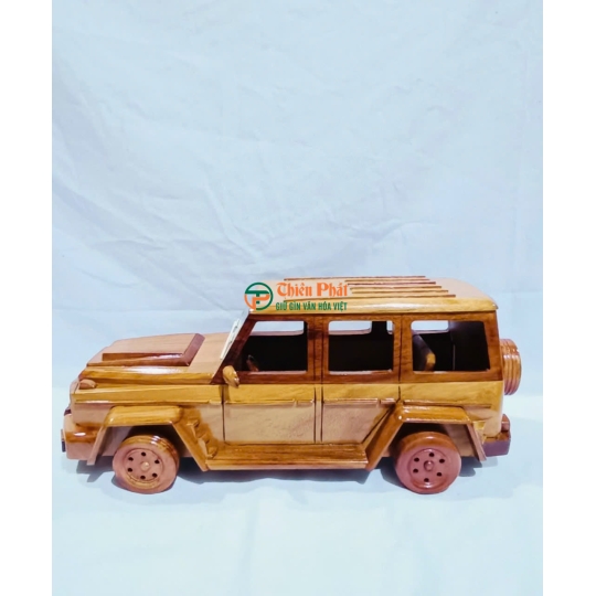 Mô hình xe ô tô SUV gỗ thủ công cao cấp, sang trọng