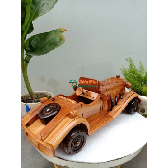 Mô hình xe hơi cổ điển Roadster gỗ