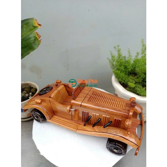 Mô hình xe hơi cổ điển Roadster gỗ