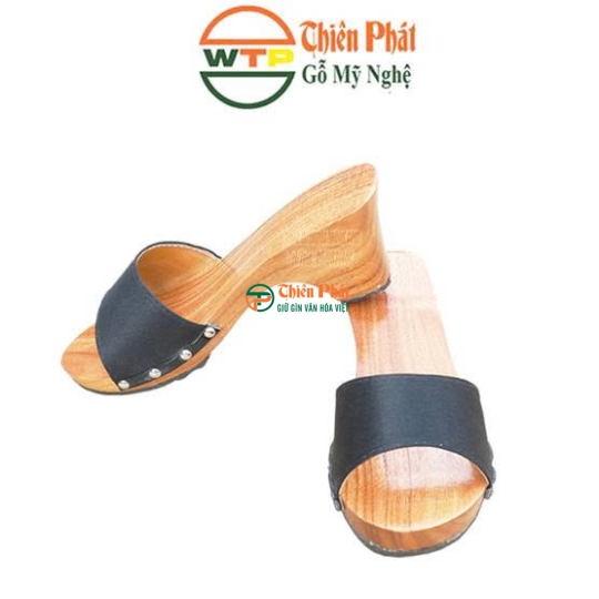 GUỐC GỖ CAO 7CM QUAI LỤA VN01