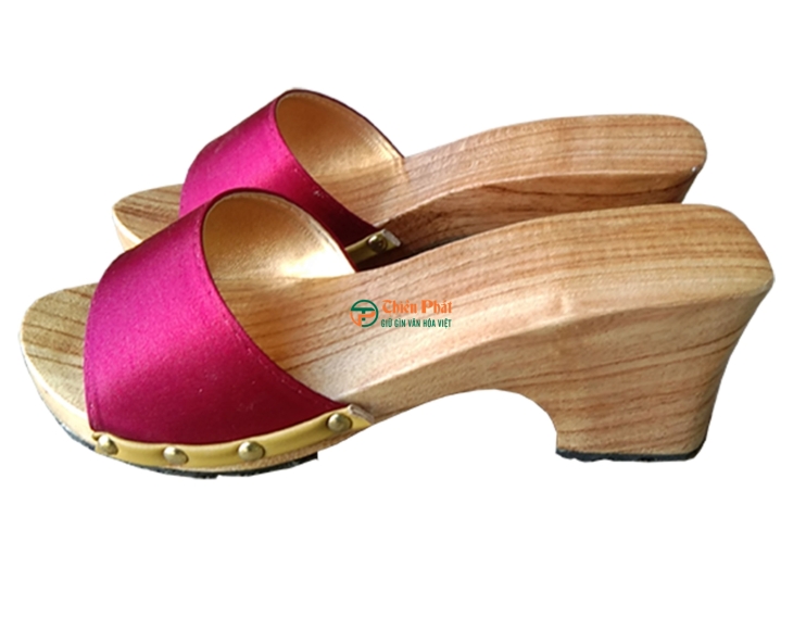 GUỐC GỖ CAO 7CM QUAI LỤA VN02