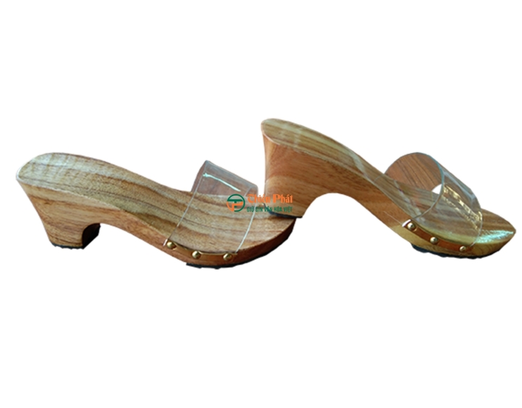 GUỐC GỖ CAO 7CM QUAI LỤA VN03