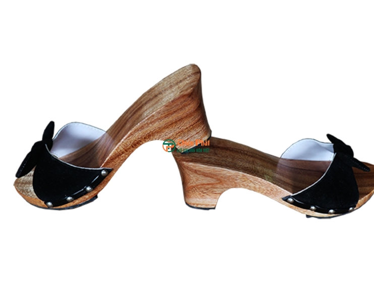 GUỐC GỖ CAO 7CM QUAI LỤA VN04