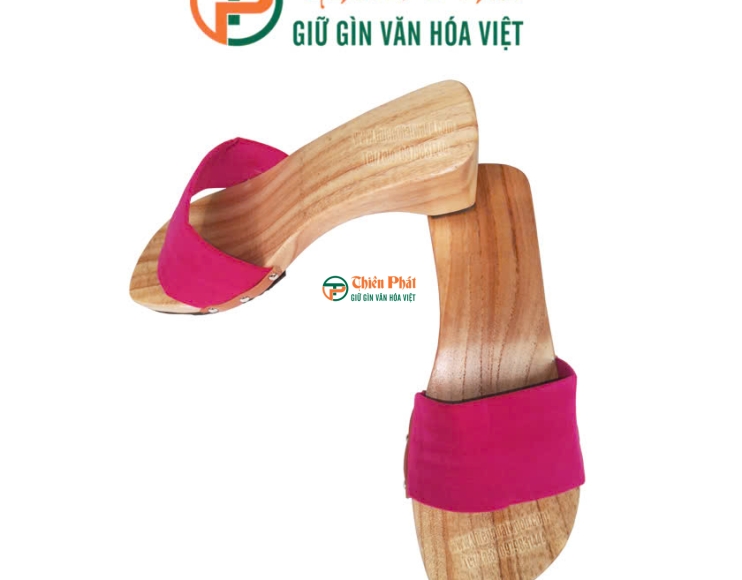 GUỐC GỖ CAO 5CM QUAI LỤA VN01