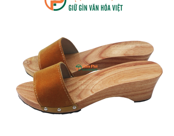 GUỐC GỖ CAO 5CM QUAI LỤA VN03